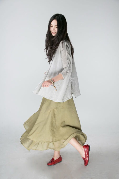 沐沐服飾 不是文藝女也可以穿的棉麻風 棉麻風時尚搭配